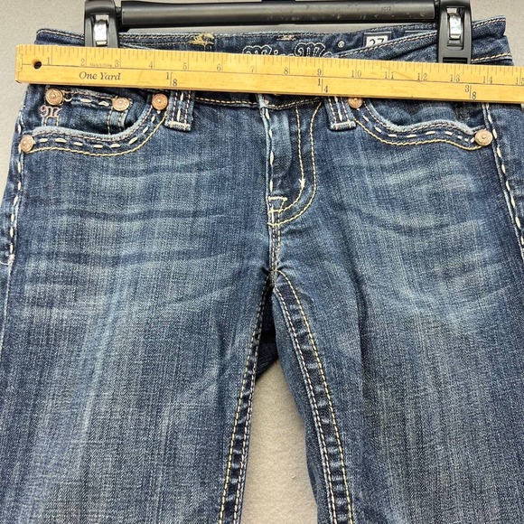 Miss Me Women's Bootcut Jeans Size 27 Button Flap Pockets Y2K - Picture 5 of 15
